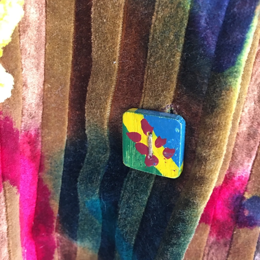 Velvet Multi Color Jacket - Picture 4 of 6